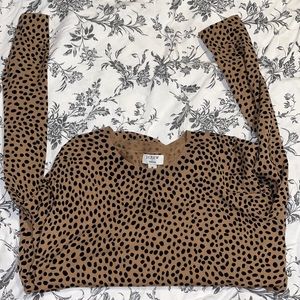 Jcrew leopard sweater